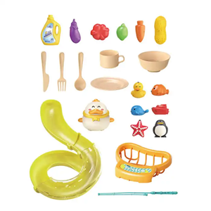 اسباب بازی سینک ظرفشویی و سرسره ماهی آبی Dream Play Pool 2 in 1_اسباب بازی